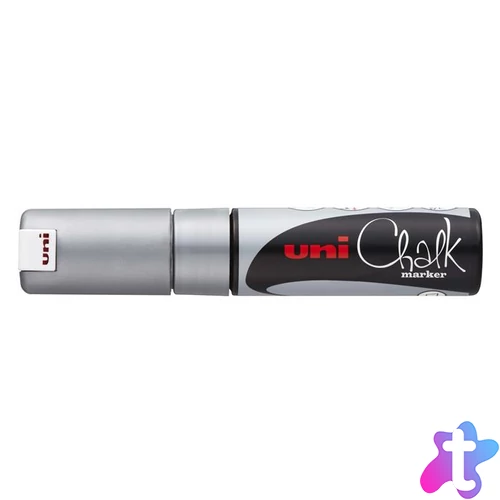Krétamarker, 8 mm, UNI "PWE-8K", ezüst