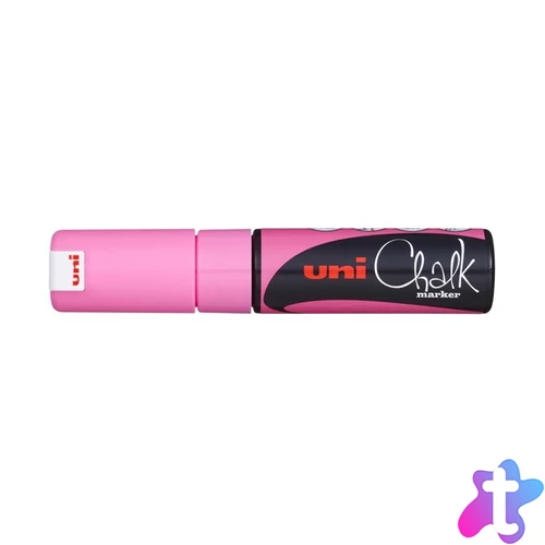 Krétamarker, 8 mm, UNI "PWE-8K", fluor rózsaszín