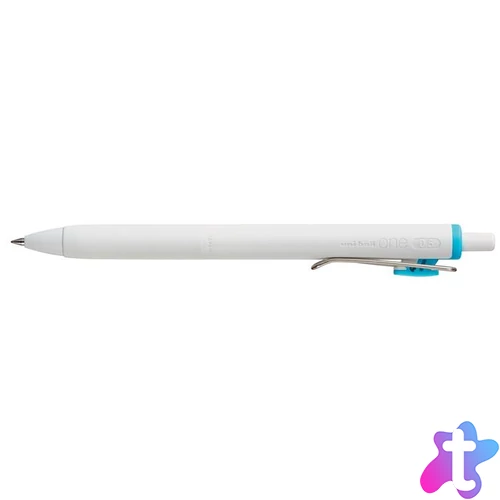 Zseléstoll, 0,25 mm, nyomógombos, UNI "Uni-ball one", égkék