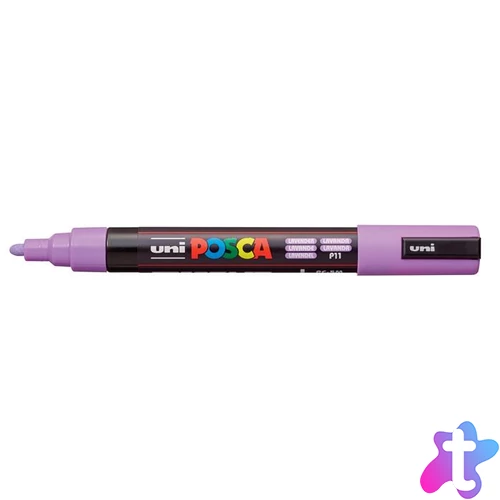 Dekormarker, 1,8-2,5 mm, UNI "Posca PC-5M", levendula