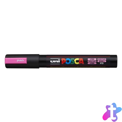 Dekormarker, 1,8-2,5 mm, UNI "Posca PC-5M", fluor rózsaszín