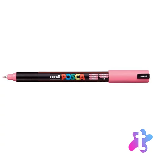 Dekormarker, 0,7 mm, UNI "Posca PC-1MR", rózsaszín