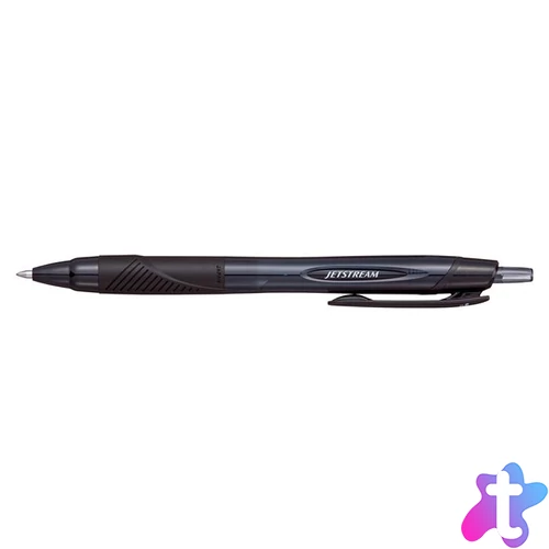 Golyóstoll, 0,35 mm, nyomógombos, fekete tolltest, UNI "SXN-157S Jetstream Sport Eco", fekete