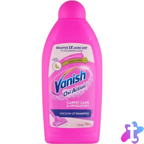 Szőnyegtisztító sampon, kézi, 0,5 l, VANISH "Oxi Action"