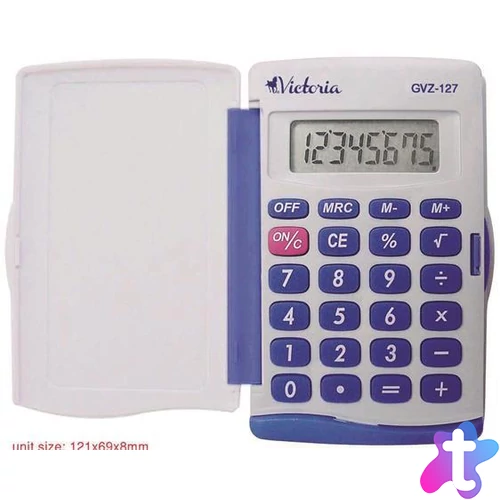 Zsebszámológép, 8 számjegy, VICTORIA OFFICE, "GVZ-127"