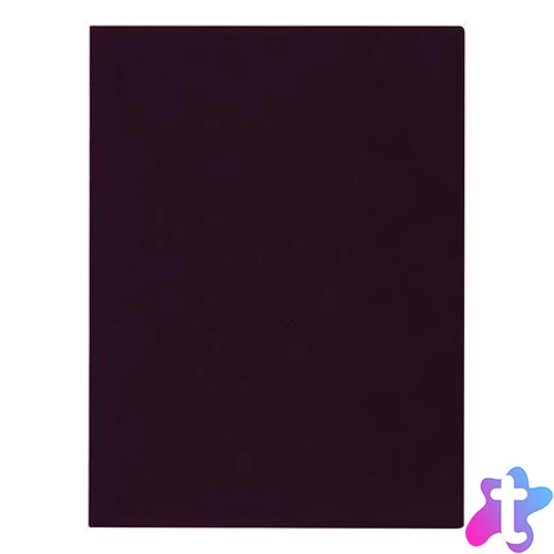 Oklevéltartó, plüss, A4, VICTORIA OFFICE, bordó