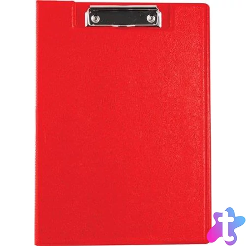 Felírótábla, fedeles, A4, zsebes, VICTORIA OFFICE, piros