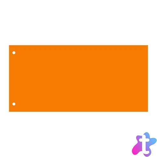 Elválasztócsík, karton, VICTORIA OFFICE, narancssárga