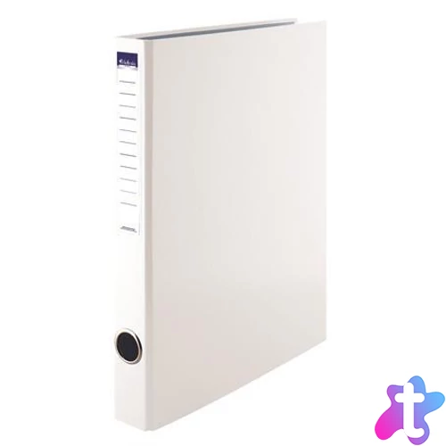 Gyűrűs könyv, 4 gyűrű, 35 mm, A4, PP/karton, VICTORIA OFFICE, fehér