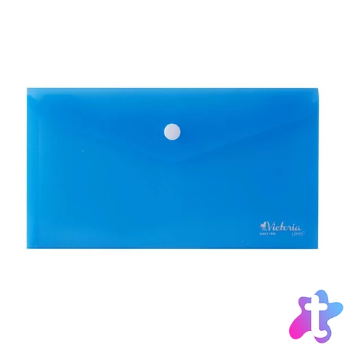 Irattartó tasak, DL, PP, patentos, VICTORIA OFFICE, kék