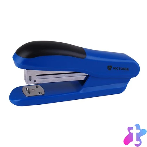 Tűzőgép, 24/6, 20 lap, VICTORIA OFFICE, "Half-Strip", kék