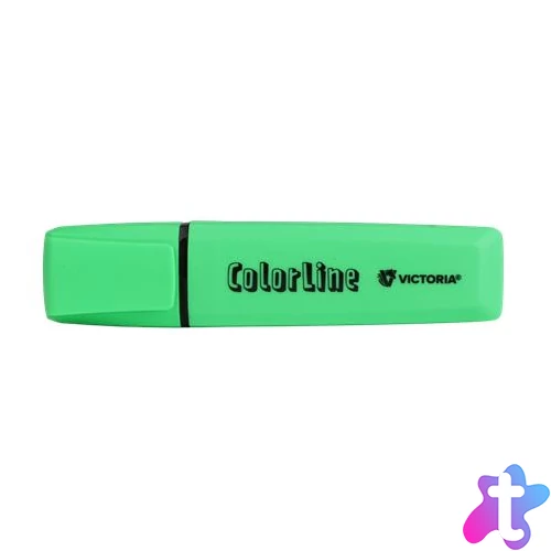 Szövegkiemelő, 1-5 mm, VICTORIA OFFICE, "ColorLine", zöld