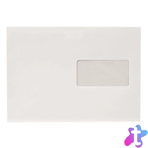 Boríték, LC5, öntapadó, jobb ablakos, VICTORIA PAPER