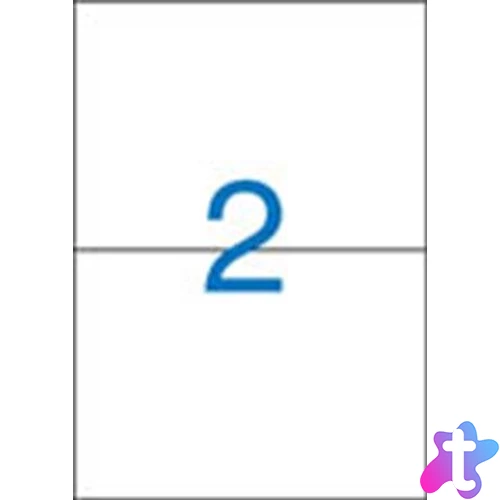 Etikett, univerzális, 210x148 mm, VICTORIA PAPER, 200 etikett/csomag