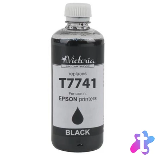 T77414A Tinta Workforce M100, M105 nyomtatókhoz, VICTORIA TECHNOLOGY, fekete, 150ml