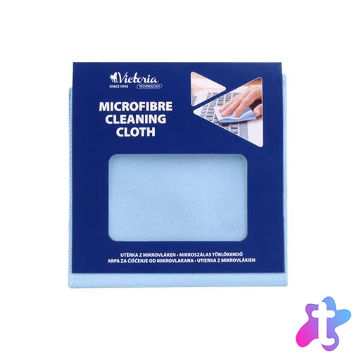 Törlőkendő, mikroszálas, 20x20 cm, 1 db, VICTORIA TECHNOLOGY
