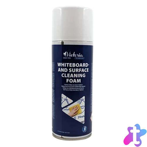 Tisztítóhab, fehértáblához, 400 ml, VICTORIA TECHNOLOGY