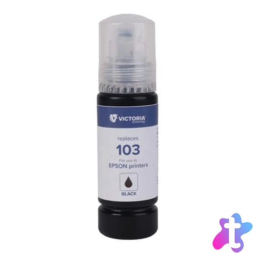 T00S14A Tinta EcoTank L3110, L3150, L1110 nyomtatókhoz, VICTORIA TECHNOLOGY 103, fekete, 65 ml