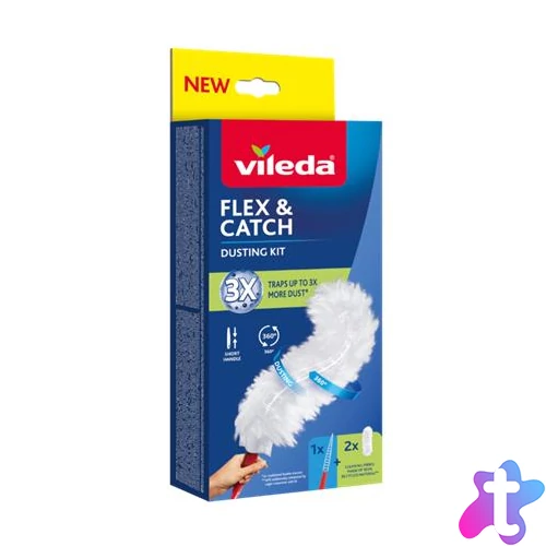 Portörlő szett, rövid nyelű, VILEDA "Flex&Catch"
