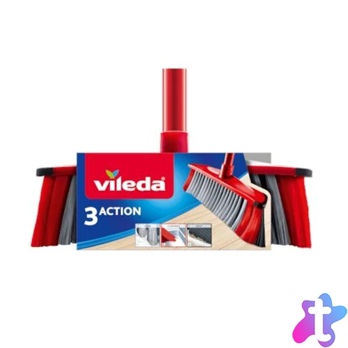Partvis, nyéllel, VILEDA "3Action", piros