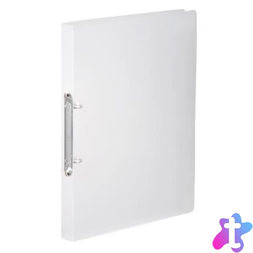 Gyűrűs könyv, 2 gyűrű, 25 mm, A4, PP, VIQUEL "Propyglass", víztiszta