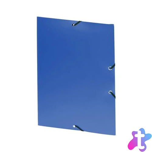 Gumis mappa, 15 mm, PP, A4, VIQUEL "Essentiel", kék