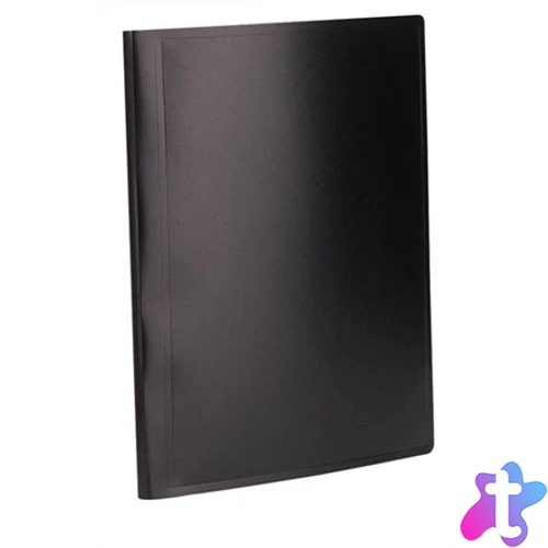 Bemutatómappa, 20 zsebes, A4, VIQUEL "Essentiel", fekete