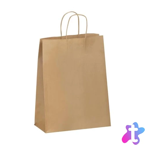 Ajándéktasak, 22X10X30,5 cm, VIQUEL, barna