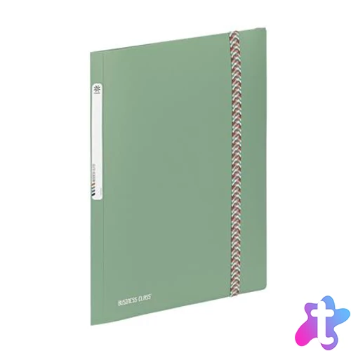 Gumis mappa, 15 mm, PP, A4, VIQUEL "Business Class", khaki