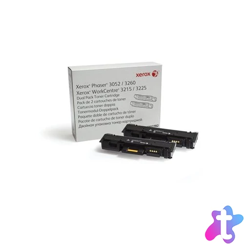 106R02782 Lézertoner WorkCentre 3225, 3215 nyomtatóhoz, XEROX, fekete, 2*3k