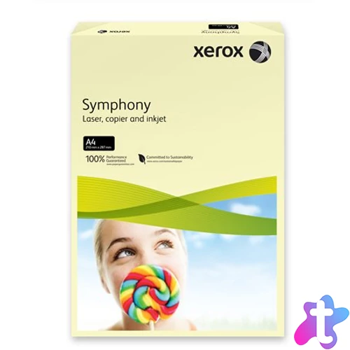Másolópapír, színes, A4, 80 g, XEROX "Symphony", csontszín (pasztell)