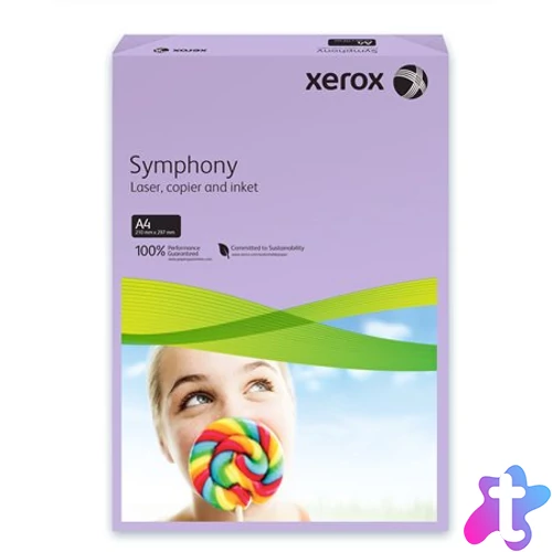 Másolópapír, színes, A4, 80 g, XEROX "Symphony", lila (közép)
