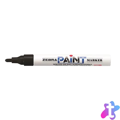 Lakkmarker, 3 mm, ZEBRA "Paint marker", fekete