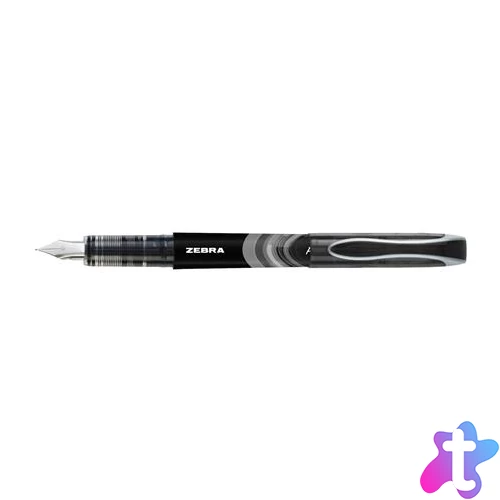 Töltőtoll, 0,6 mm, ZEBRA "Fountain pen", fekete