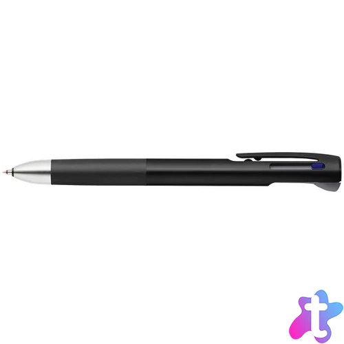 Multifunkciós golyóstoll, 0,24 mm, kétszínű + nyomósirón, 0,5 mm, fekete tolltest, ZEBRA "bLen 2+S"