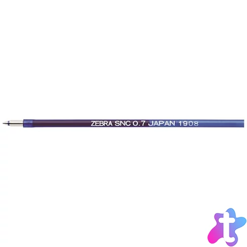 Golyóstollbetét, 0,24 mm, ZEBRA "SNC", kék