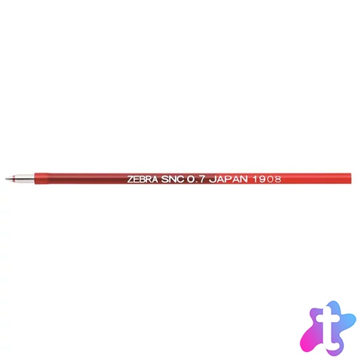 Golyóstollbetét, 0,24 mm, ZEBRA "SNC", piros