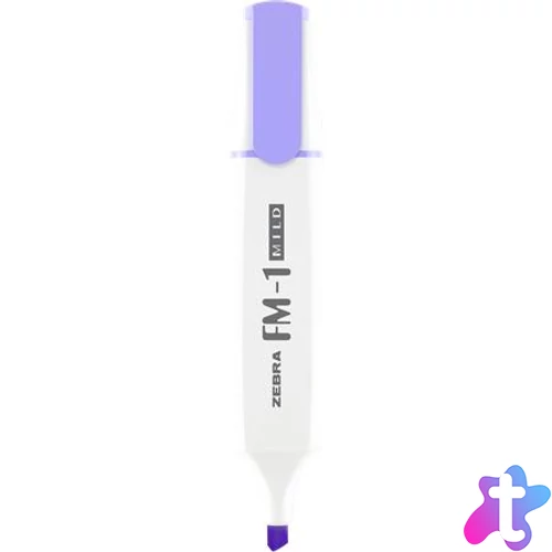 Szövegkiemelő, 3,5 mm, ZEBRA "FM-1 Mild", lila