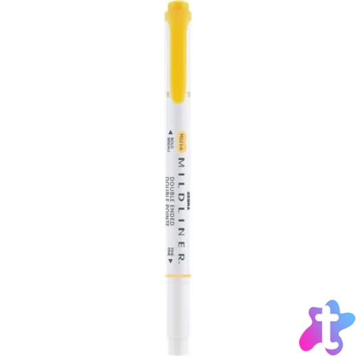 Szövegkiemelő, 1,0/3,5 mm, kétvégű, ZEBRA "Mildliner Warm", arany