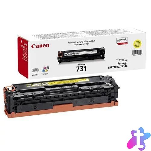Canon toner CRG731Y yellow 1,5k