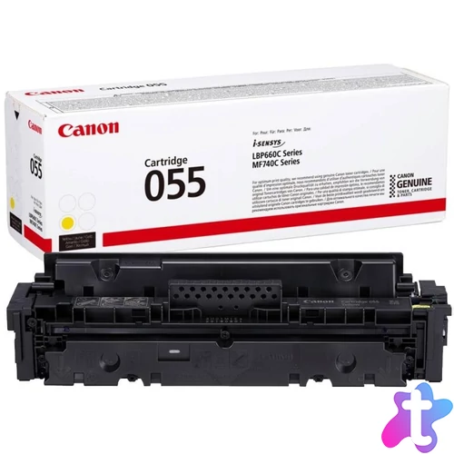 Canon toner CRG055Y yellow 2,1K