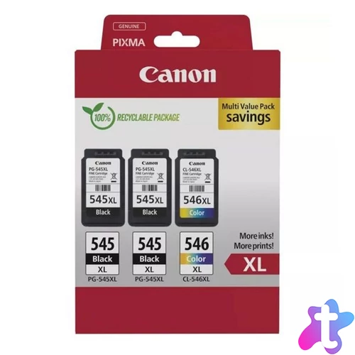 Canon tinta PG545XL(x2)/CL546XL multipack