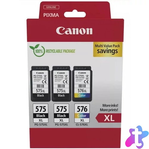 Canon tinta PG575XL(x2)/CL576XL multipack