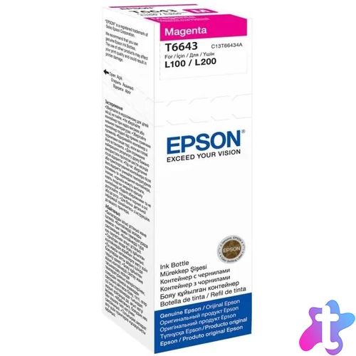 Epson tinta T66434A magenta (664) 70 ml