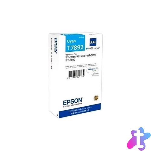 Epson tinta T7892 cyan, 4K