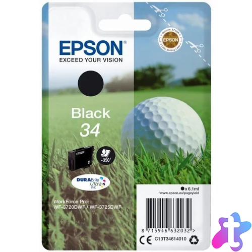 Epson tinta T3461 (34)  black