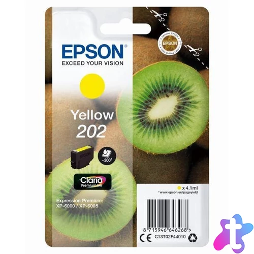 Epson tinta T02F4 yellow (202)