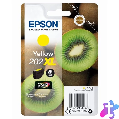 Epson tinta T02H4 yellow (202XL)