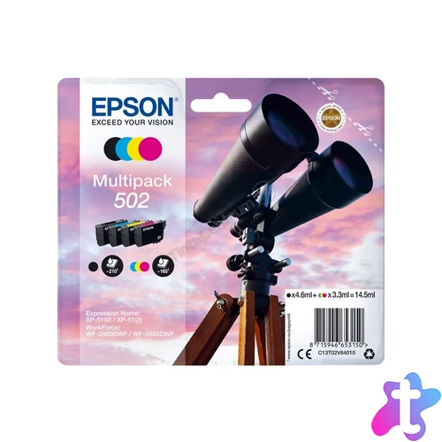 Epson tinta T02V6 Multipack (502)
