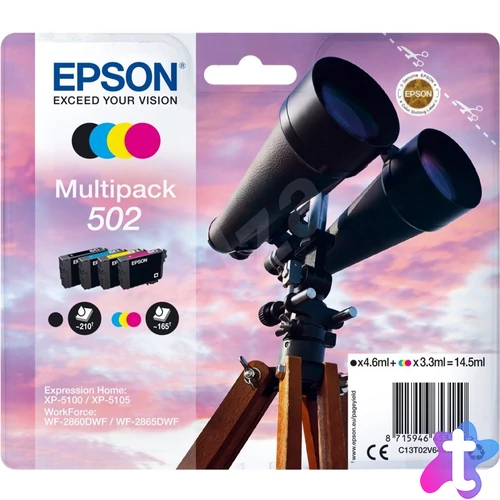 Epson tinta T02W6 Multipack (502XL)